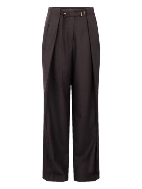 Aya Muse belted trousers - Brown - zdjęcie produktu nr 1