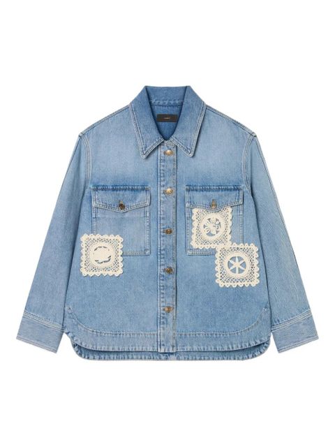 Alanui Island’s Diary denim overshirt - Blue - zdjęcie produktu nr 1