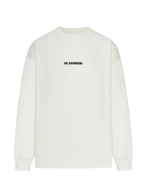 Jil Sander logo-print sweatshirt - White - zdjęcie produktu nr 1