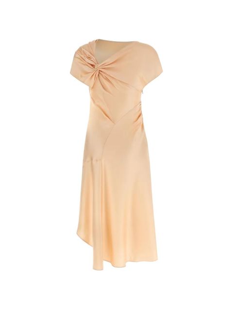 Victoria Beckham twist-detail asymmetric dress - Neutrals - zdjęcie produktu nr 2