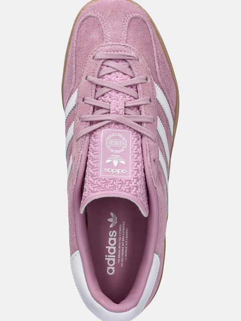 adidas Originals sneakersy zamszowe Gazelle Indoor damskie kolor fioletowy JS1395