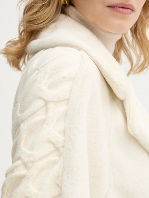 Guess płaszcz LUCREZIA kolor beżowy W5BL63 W4200