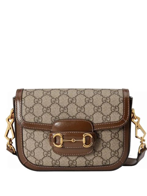 Gucci horsebit pattern shoulder bag - Neutrals - zdjęcie produktu nr 1