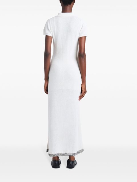 Proenza Schouler contrast-trim knit dress - White