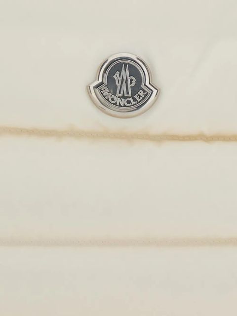 Moncler Caradoc logo-patch clutch bag - Neutrals