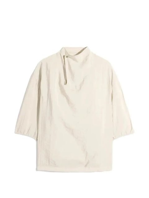 LEMAIRE collared-neckline T-shirt - Neutrals - zdjęcie produktu nr 1