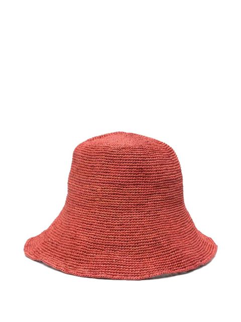 Ruslan Baginskiy logo-embellished bucket hat - Red