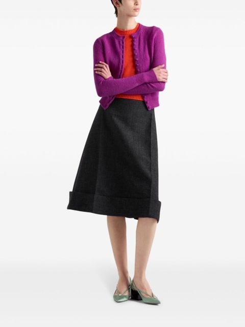 Prada A-line midi-skirt - Grey - zdjęcie produktu nr 2