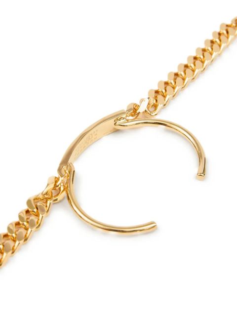 MM6 Maison Margiela chain-detail cuff bracelet - Gold
