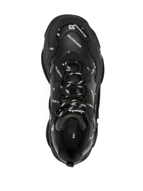 Balenciaga Triple S low-top sneakers - Black