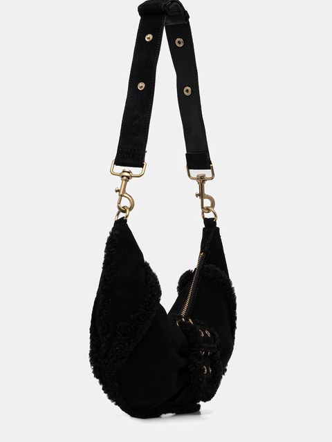 Marciano by Guess torebka zamszowa kolor czarny 5BGZ18 7412A - zdjęcie produktu nr 2