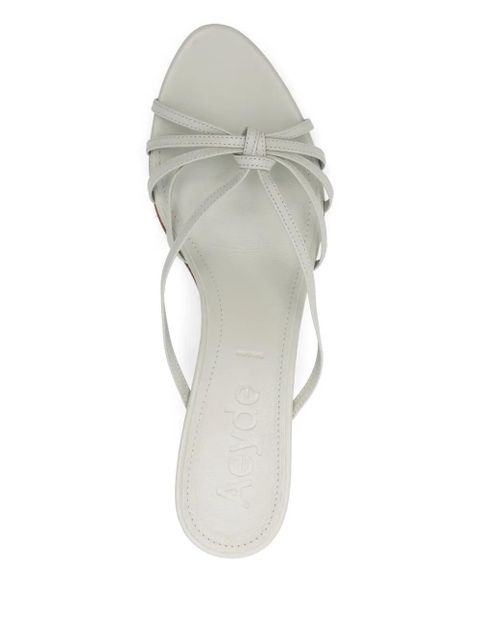 Aeyde 55mm Abby sandals - Green