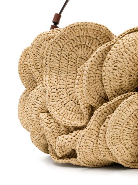 FARM Rio raffia shoulder bag - Neutrals