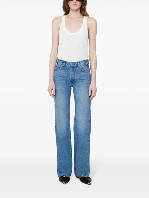 ANINE BING mid-wash wide-leg jeans - Blue
