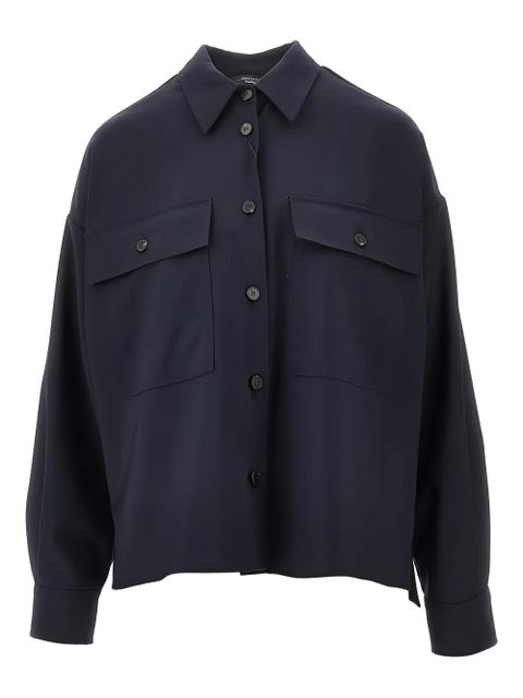 Weekend Max Mara pocket overshirt - Blue - zdjęcie produktu nr 1