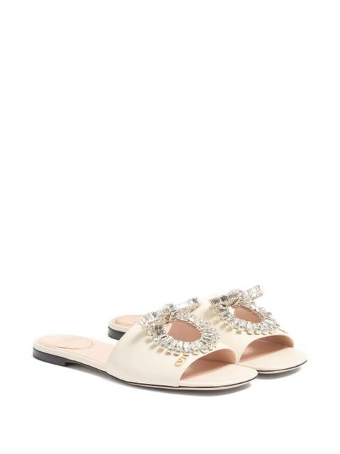 Valentino Garavani Adamantine crystal-embellished sandals - White - zdjęcie produktu nr 2