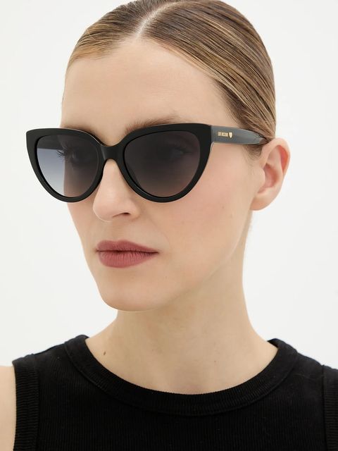 Love Moschino okulary przeciwsłoneczne damskie kolor czarny MOL095/S - zdjęcie produktu nr 1
