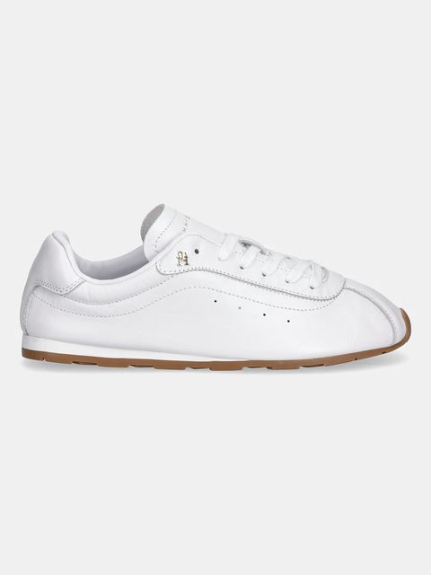 Tommy Hilfiger sneakersy skórzane TH LOW PROFILE RUNNER - zdjęcie produktu nr 1