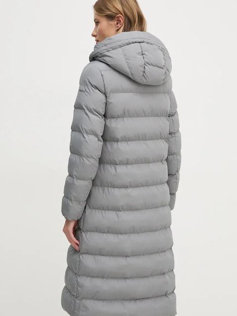 Geox kurtka damska kolor srebrny zimowa W4628E-T3144-F1787