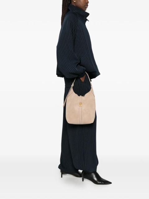 DeMellier Siena suede bucket bag - Neutrals