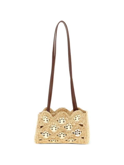 Rabanne 1969 pads appliqué shoulder bag - Neutrals - zdjęcie produktu nr 1