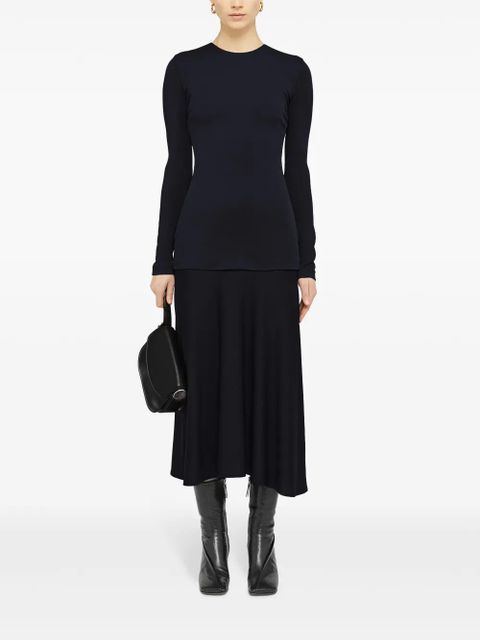 Jil Sander flared skirt dress - Blue