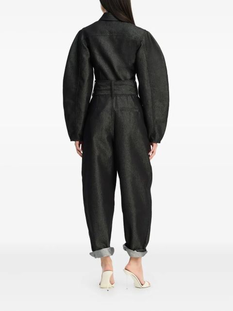 ROTATE BIRGER CHRISTENSEN belted trousers - Black - zdjęcie produktu nr 2