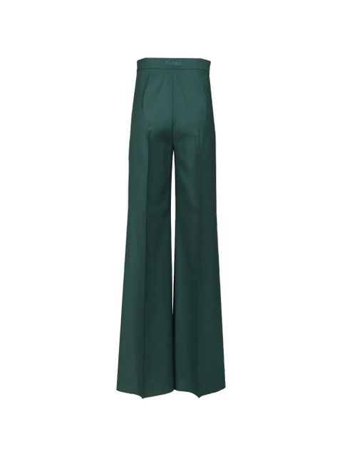 Max Mara wide-leg virgin-wool trousers - Green - zdjęcie produktu nr 2