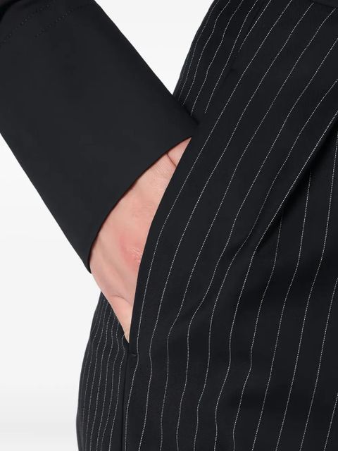 Max Mara pinstripe pleated trousers - Black