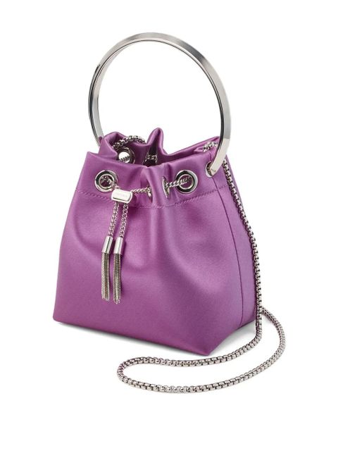Jimmy Choo Bon Bon ring-handle mini bag - Purple - zdjęcie produktu nr 2