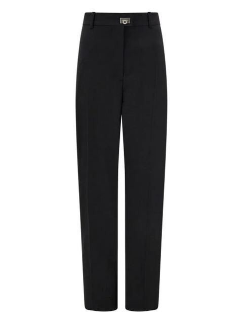Ferragamo buckle-fastening tailored trousers - Black - zdjęcie produktu nr 1
