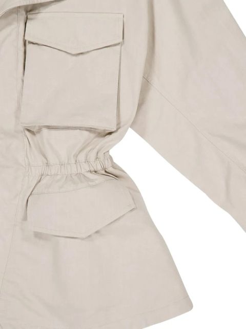 Balenciaga Hourglass pocket parka - Neutrals