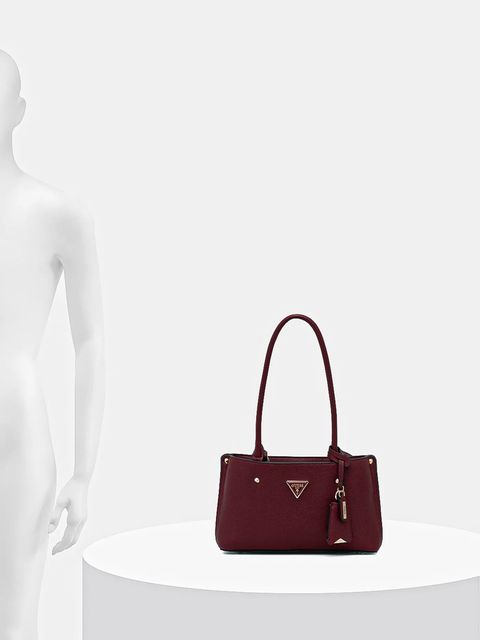 Guess torebka MERIDIAN kolor bordowy HWBG69 74090