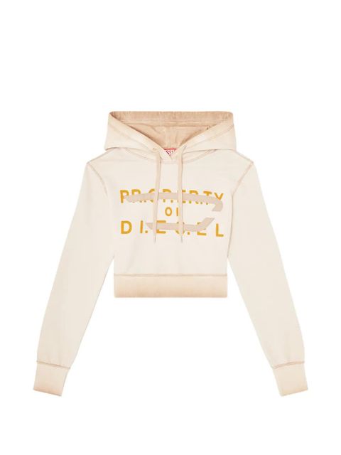 Diesel logo-print hoodie - Neutrals - zdjęcie produktu nr 1