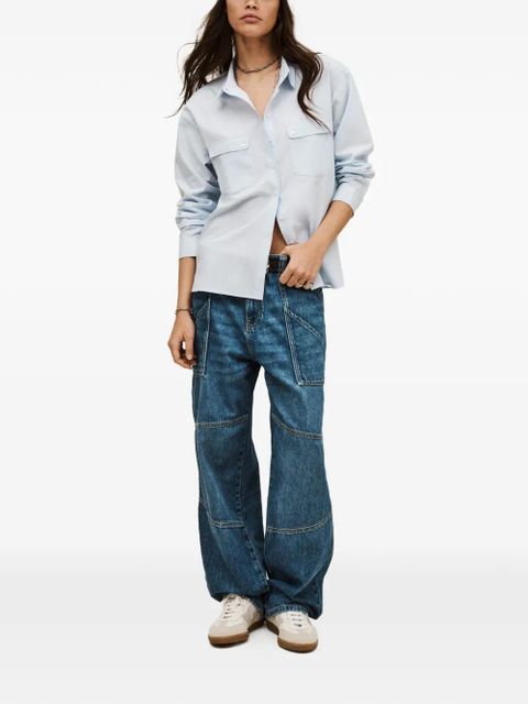 Ba&Sh Porzia front-pocket buttoned shirt - Blue - zdjęcie produktu nr 2