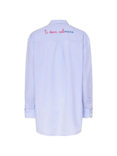 MC2 Saint Barth striped shirt - Blue - zdjęcie produktu nr 2