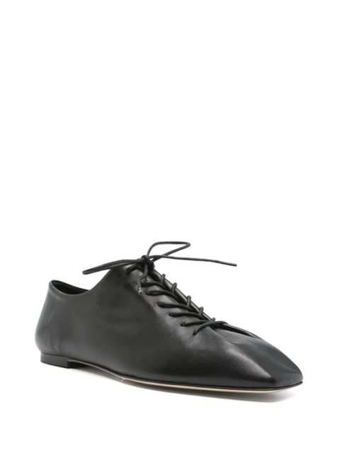 Aeyde leather oxford shoes - Black
