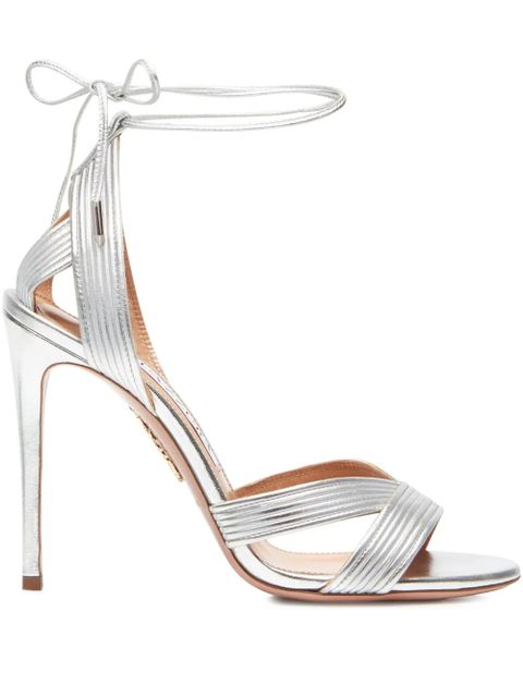 Aquazzura 105mm Ari sandals - Gold - zdjęcie produktu nr 1