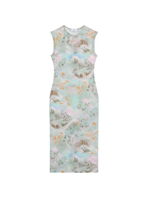 Off-White Storytelling printed dress - Green - zdjęcie produktu nr 1