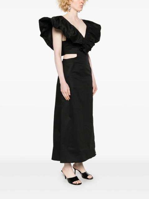 Johanna Ortiz Eternal Jungle maxi dress - Black