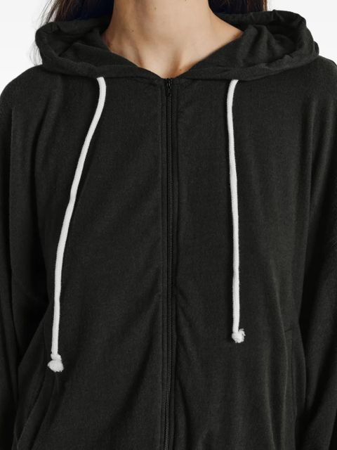 American Vintage Ypawood zip-up hoodie - Black