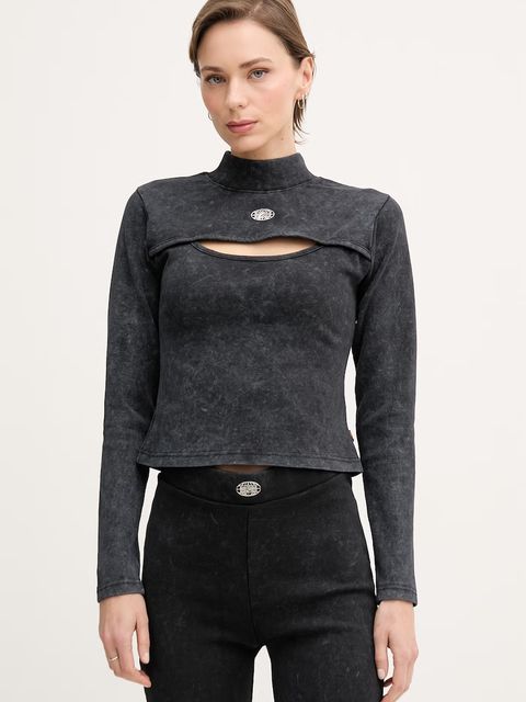 Alpha Industries longsleeve damskie bawełniane z elastanem World Cut Out Longsleeve W - zdjęcie produktu nr 2