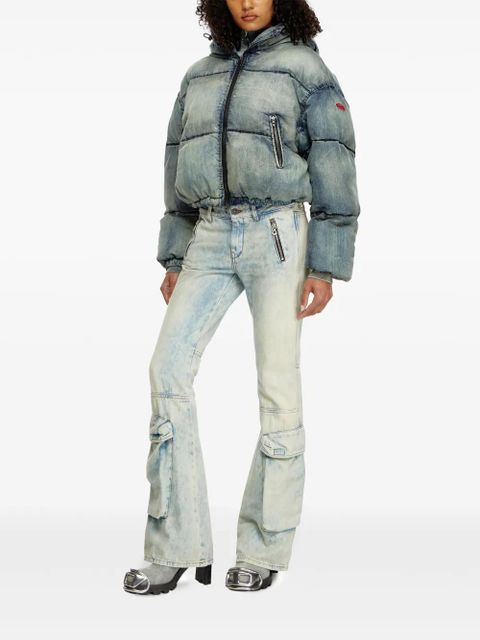 Diesel W-Aves puffer jacket - Blue - zdjęcie produktu nr 2