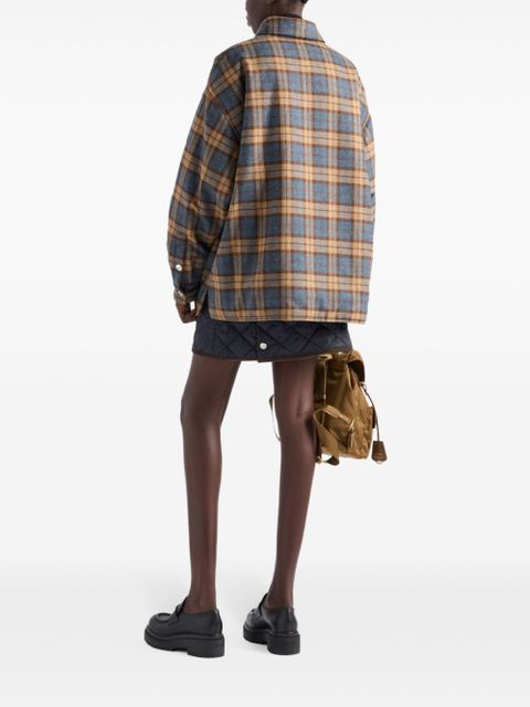 Prada lightweight re-nylon miniskirt - Blue