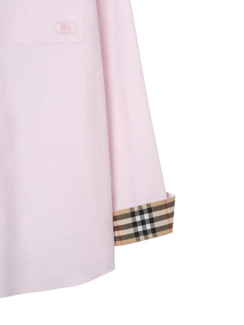Burberry relaxed fit cotton Oxford shirt - Pink - zdjęcie produktu nr 2