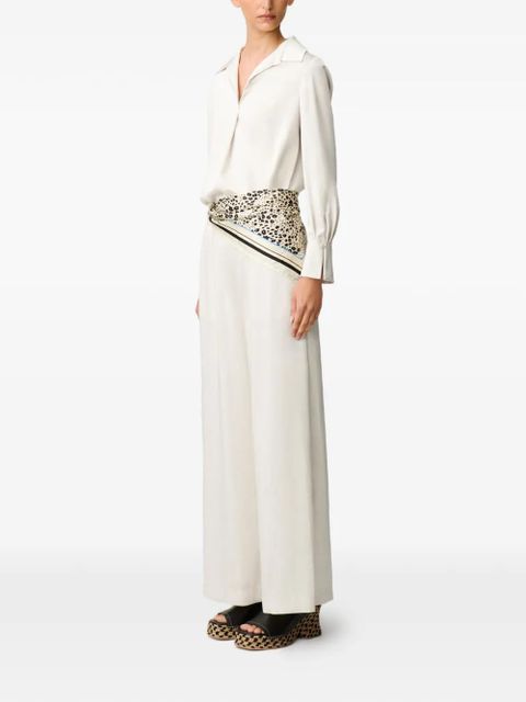 Claudie Pierlot spread-collar blouse - Neutrals