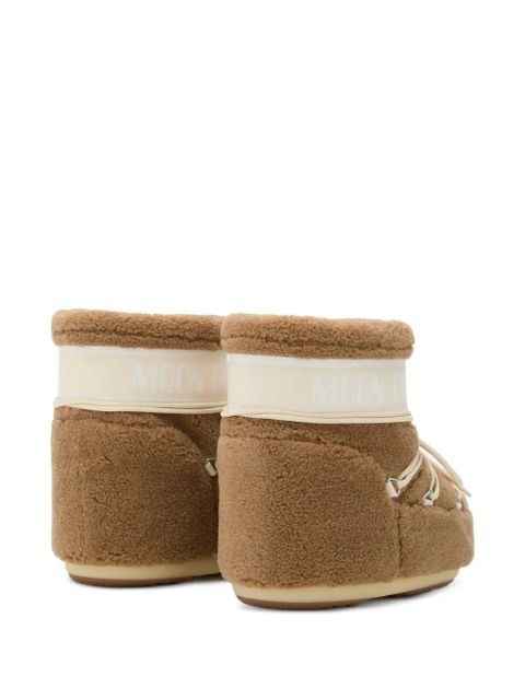 Moon Boot Icon Low fleece lace-up boots - Brown - zdjęcie produktu nr 2