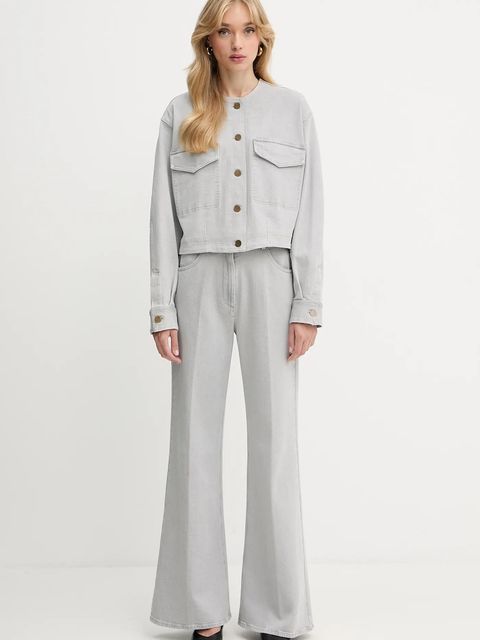 Forte Forte kurtka jeansowa kolor szary przejściowa oversize 14029.my.shirt - zdjęcie produktu nr 2