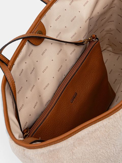 Guess torebka VICTTORIA kolor beżowy HWWG95 14290