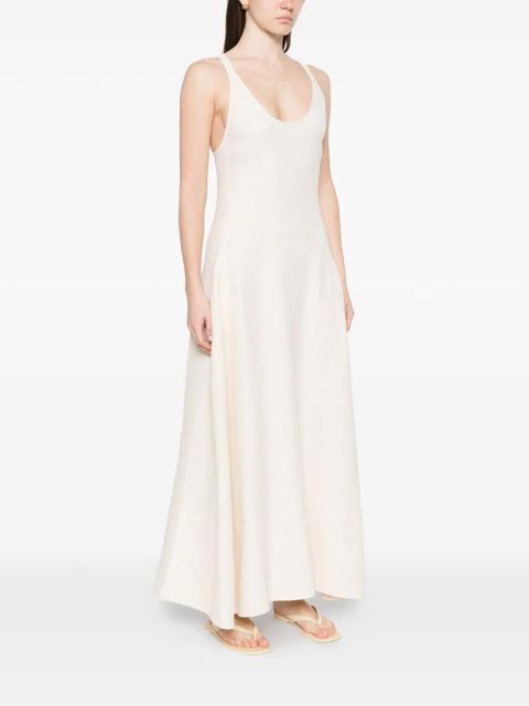 TOTEME sculpted maxi dress - Neutrals